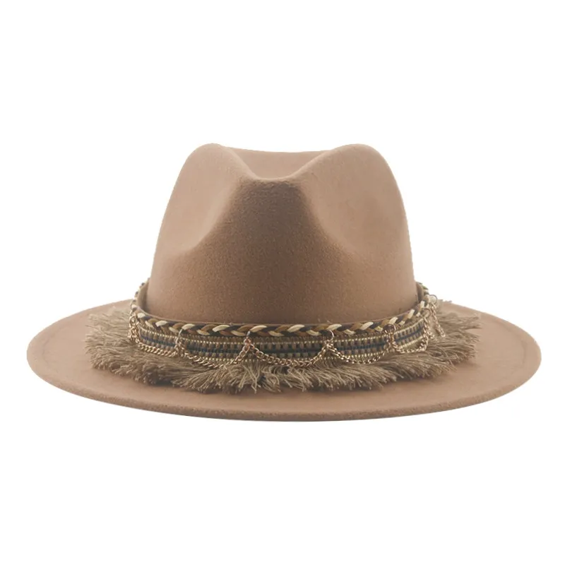 Fedora Hat Wool - Kovboy şapkaları şapka fötr şapka keçe