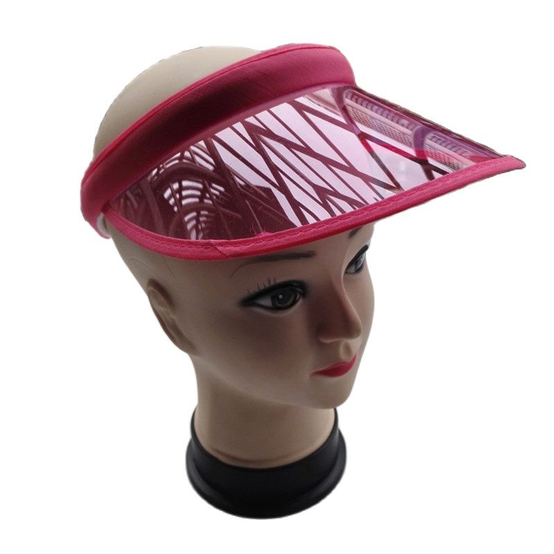 Baseball Cap Structured - Kadınlar için yeni basit şeffaf PVC