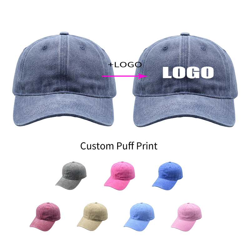Dad Hat Cotton - Dropshipping Özel Yazılı Şapka Unisex Kabarık