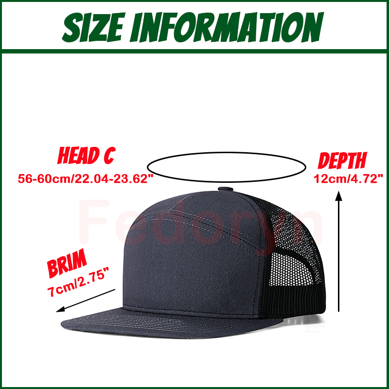 Fedoryn Özel Nakış Logo Richar - Trucker Cap Mesh incelemesi ve fiyatı